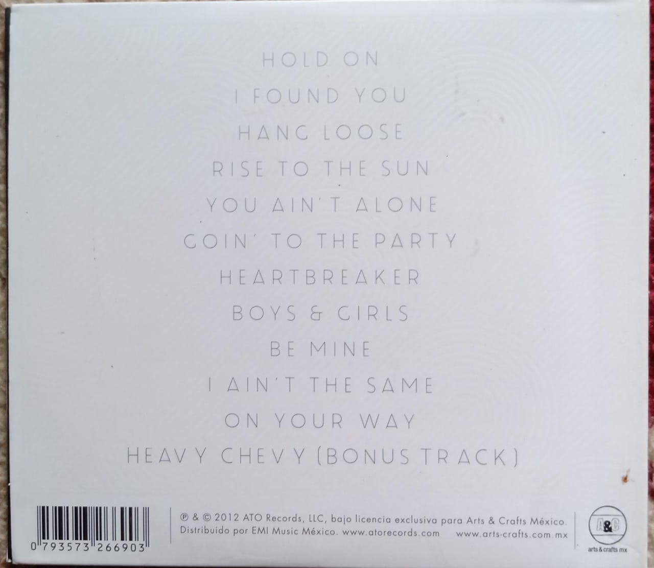 💿 Alabama Shakes – Boys & Girls (CD en excelente estado).