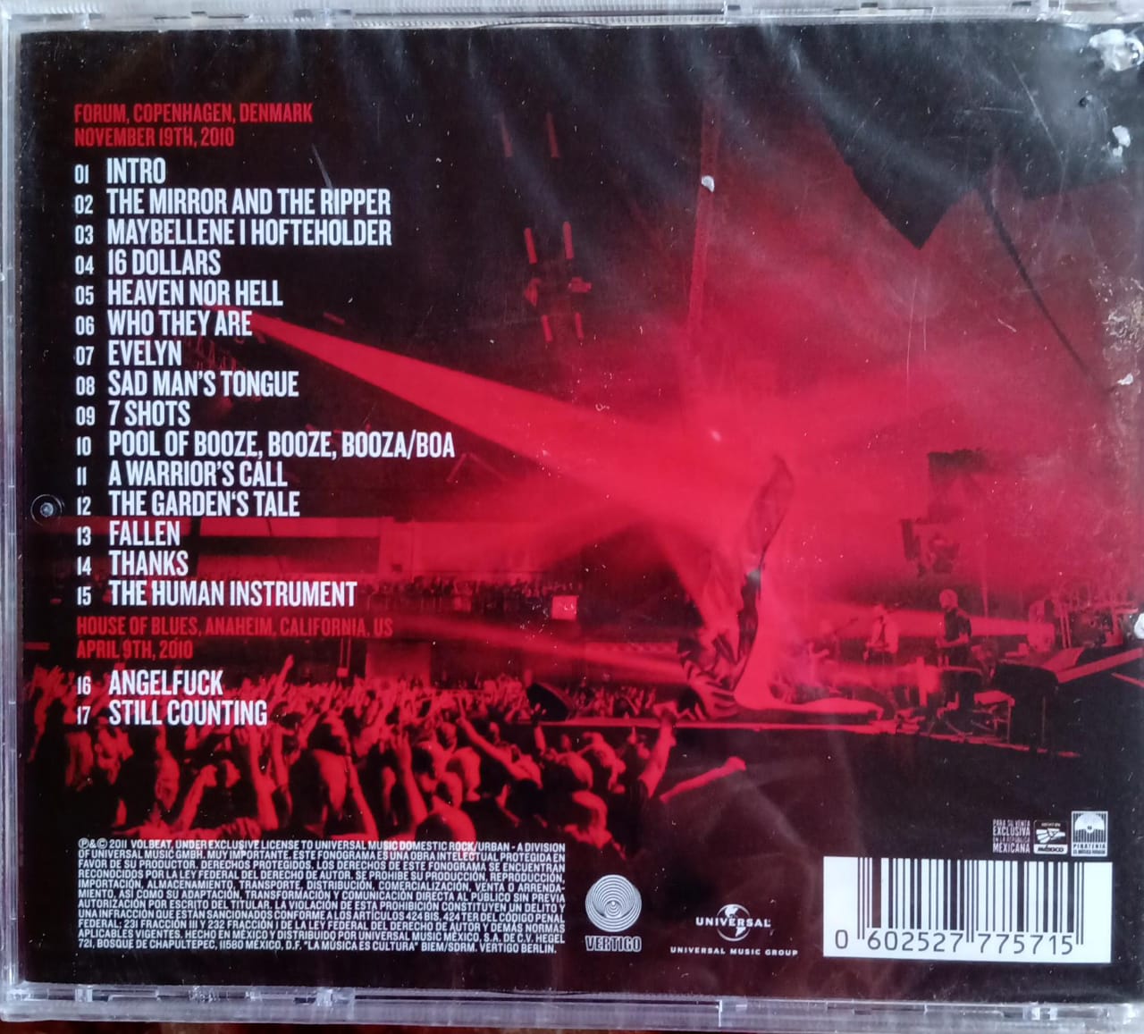 Volbeat – Live From Beyond Hell / Above Heaven. Cd nuevo.