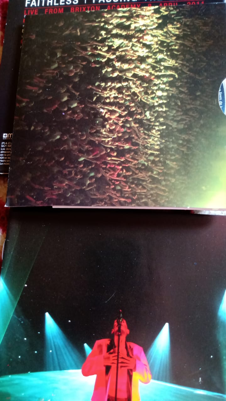 Faithless – Passing The Baton - Live From Brixton. Cd y DVD en buen estado.