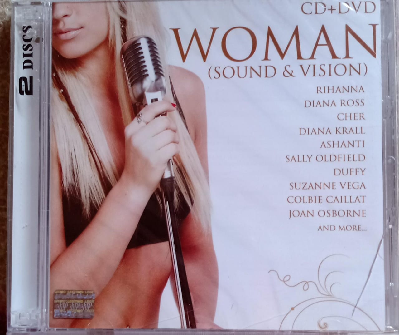 Woman Sound And Vision. CD y DVD. Nuevo.