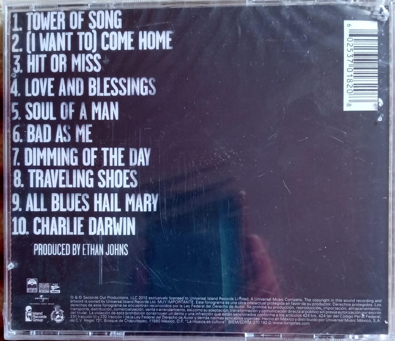 Tom Jones – Spirit in the Room (CD nuevo).