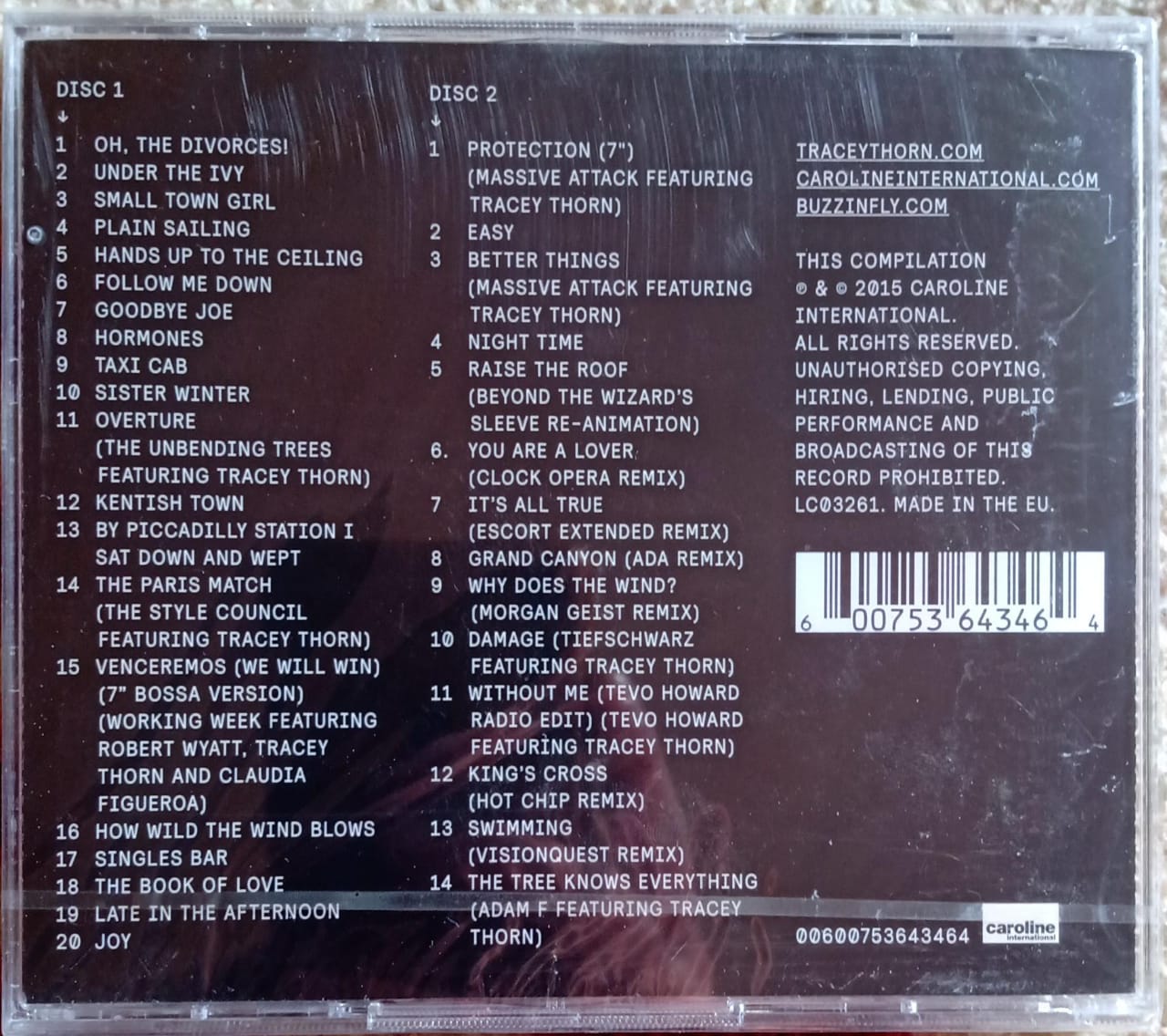 Tracey Thorn – Solo: Songs and Collaborations 1982–2015 (CD doble en buen estado).