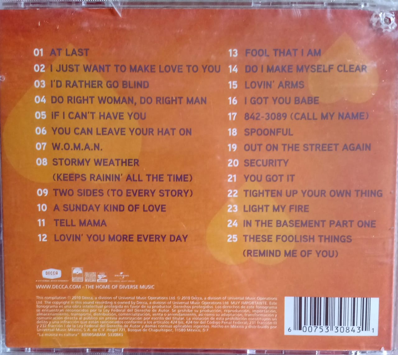 Etta James – At Last (The Best Of Etta James). Cd nuevo.