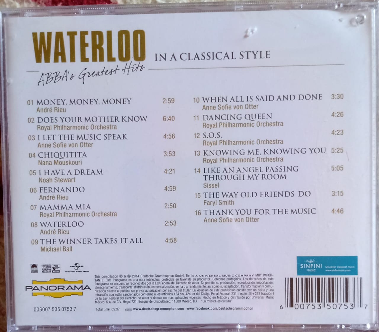 Varios – Waterloo - Abba Greatest Hits In A Classical Style. Cd nuevo.