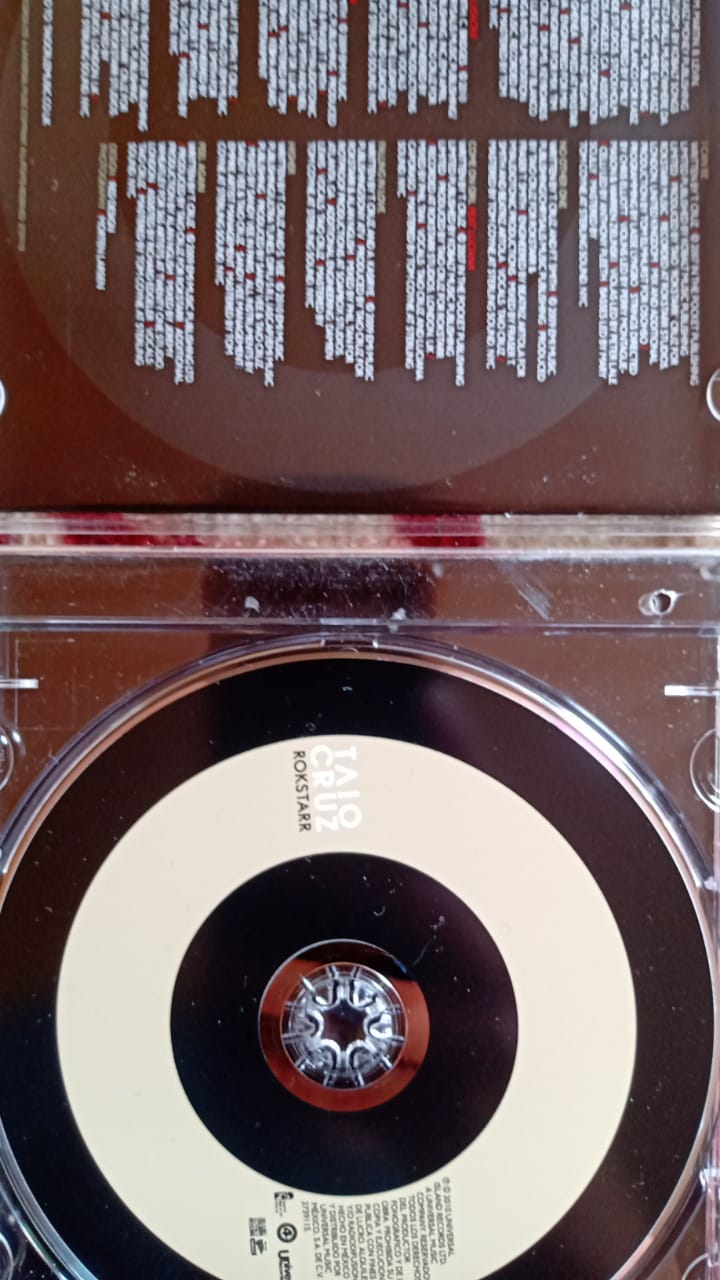 Taio Cruz – Rokstarr (CD en excelente estado).