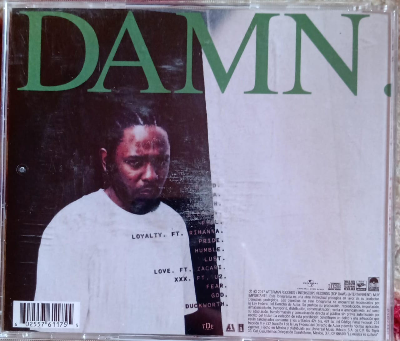 Kendrick Lamar – DAMN. (CD en excelente estado).