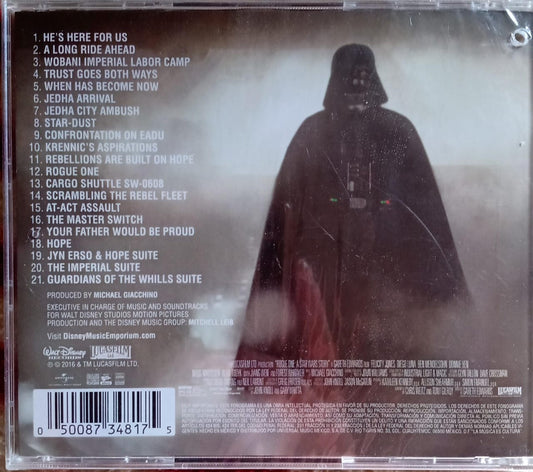 Michael Giacchino – Rogue One: A Star Wars Story (CD en excelente estado).