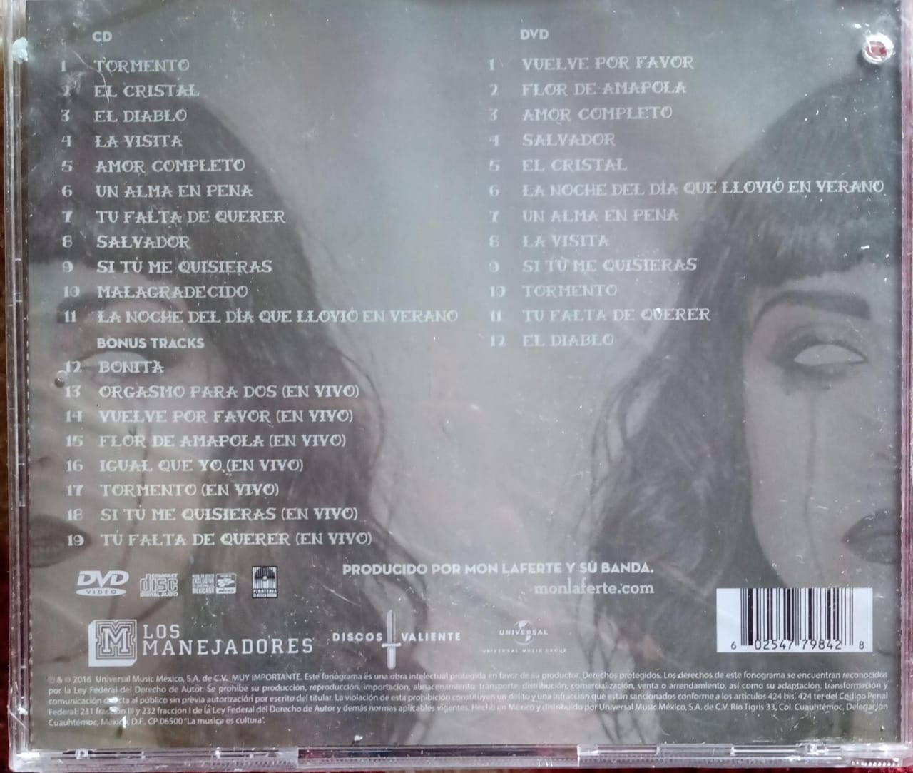 Mon Laferte – Vol. 1, Cd y DVD nuevo.