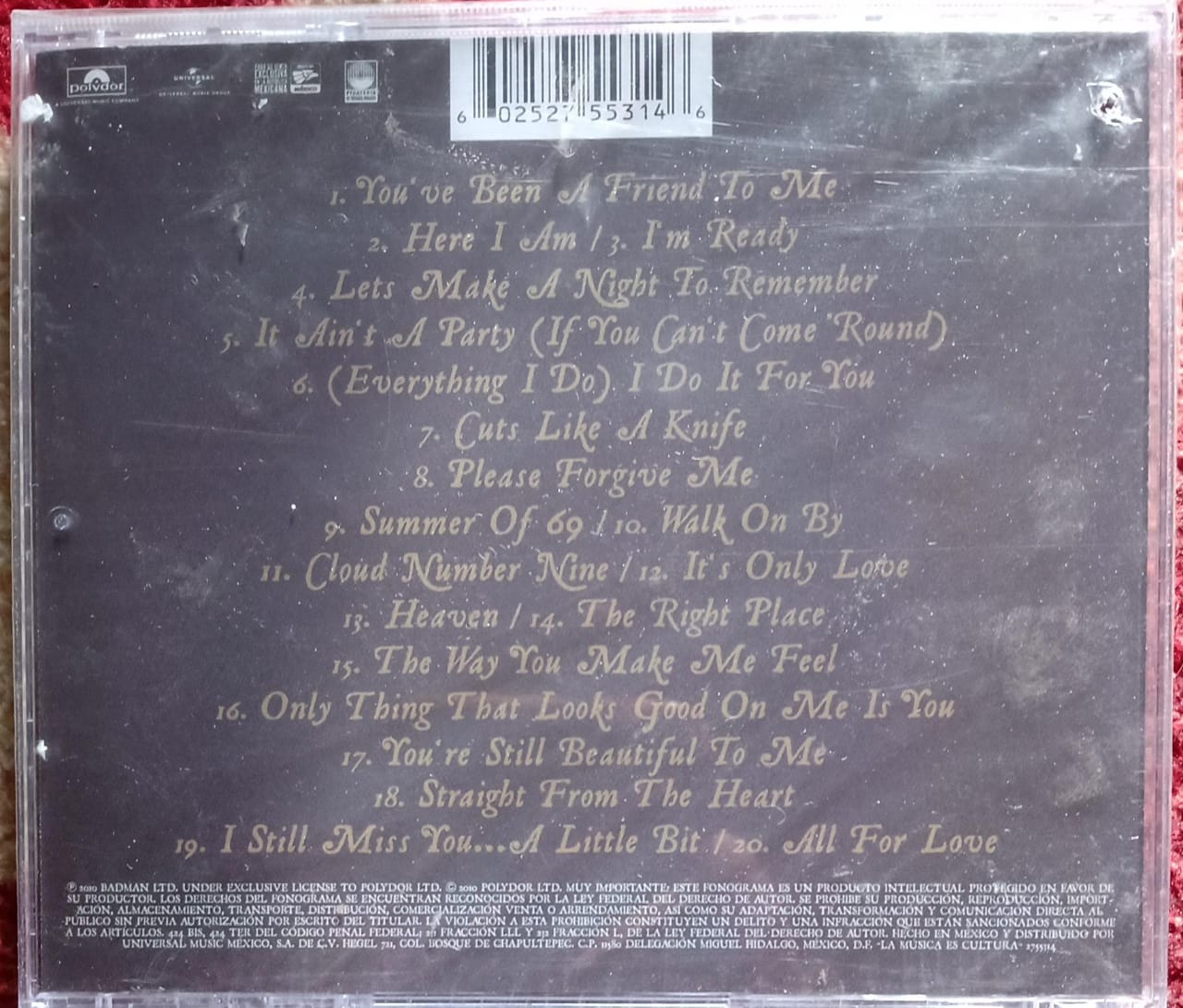 Bryan Adams – Bare Bones (CD nuevo).