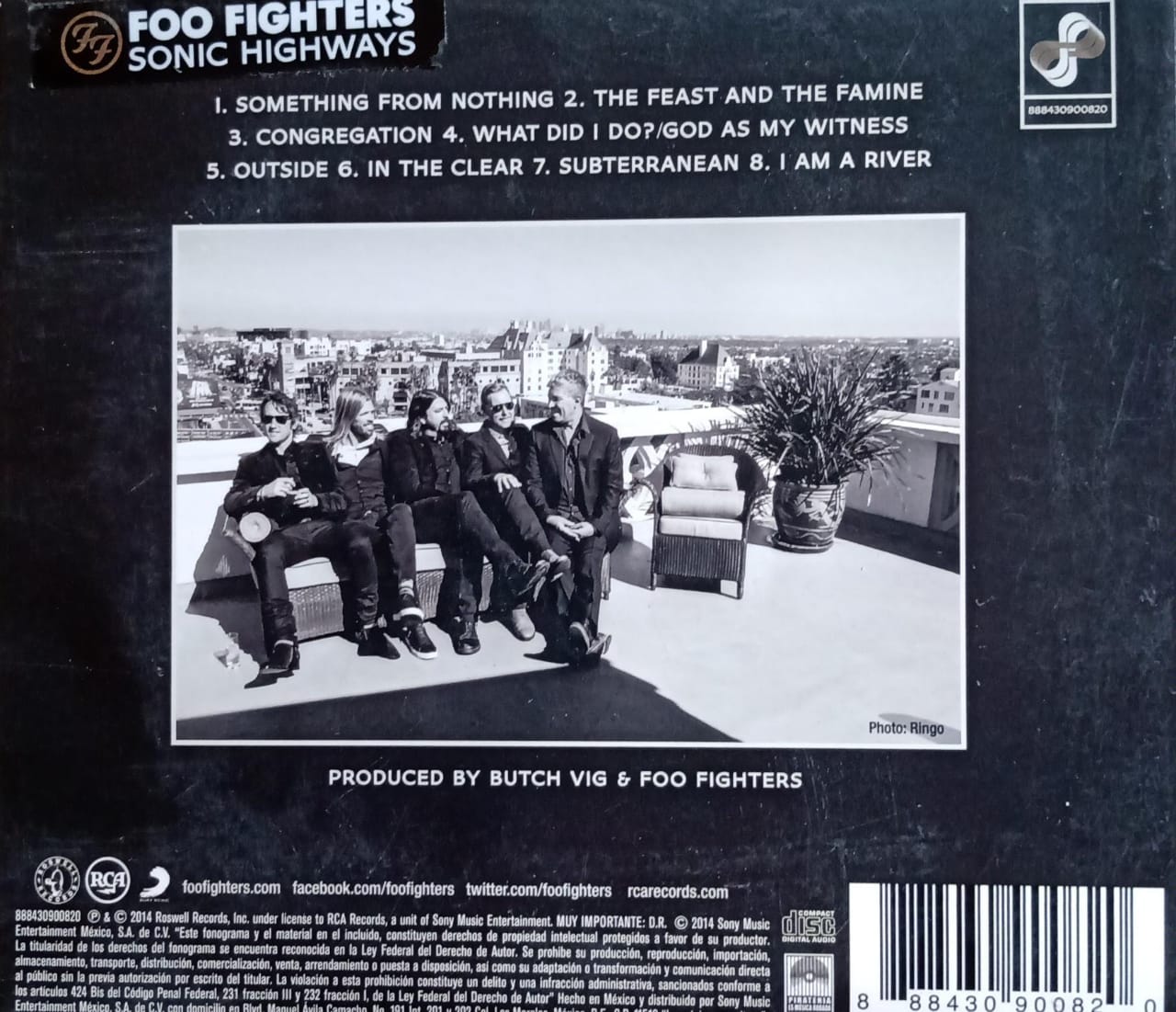Foo Fighters – Sonic Highways (CD en excelente estado).