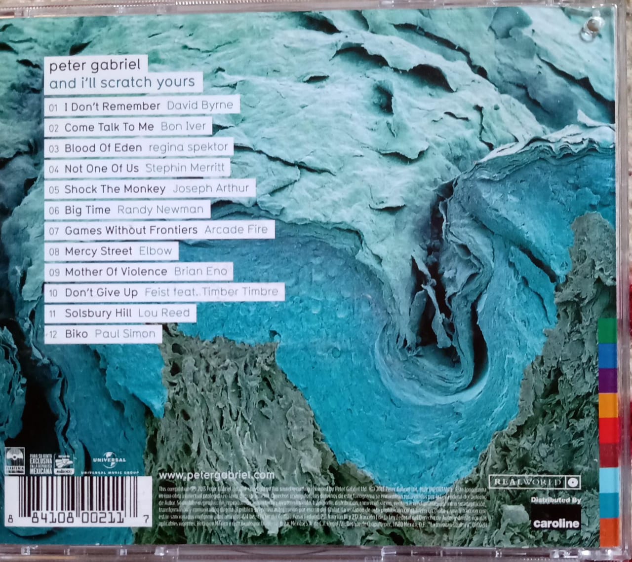 Peter Gabriel – And I'll Scratch Yours (CD en excelente estado).