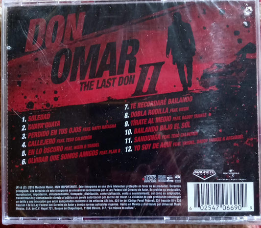 Don Omar – The Last Don II (CD nuevo).
