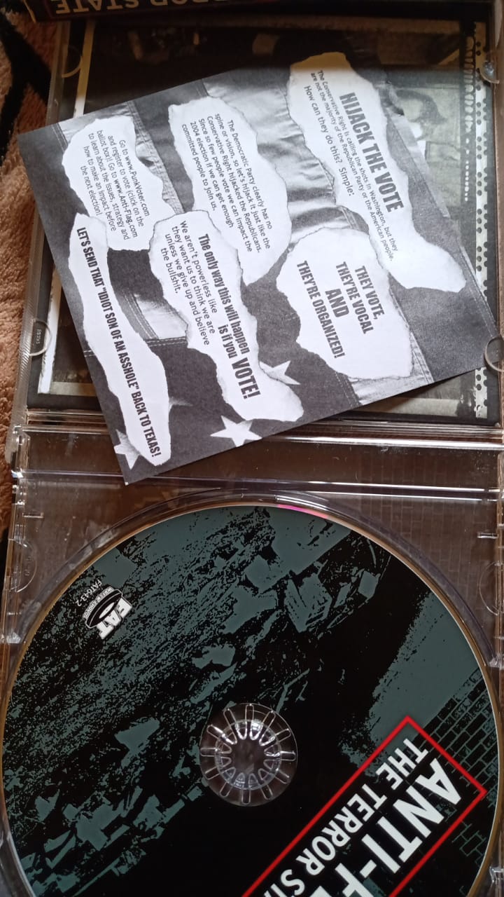 Anti-Flag – The Terror State (CD en excelente estado).