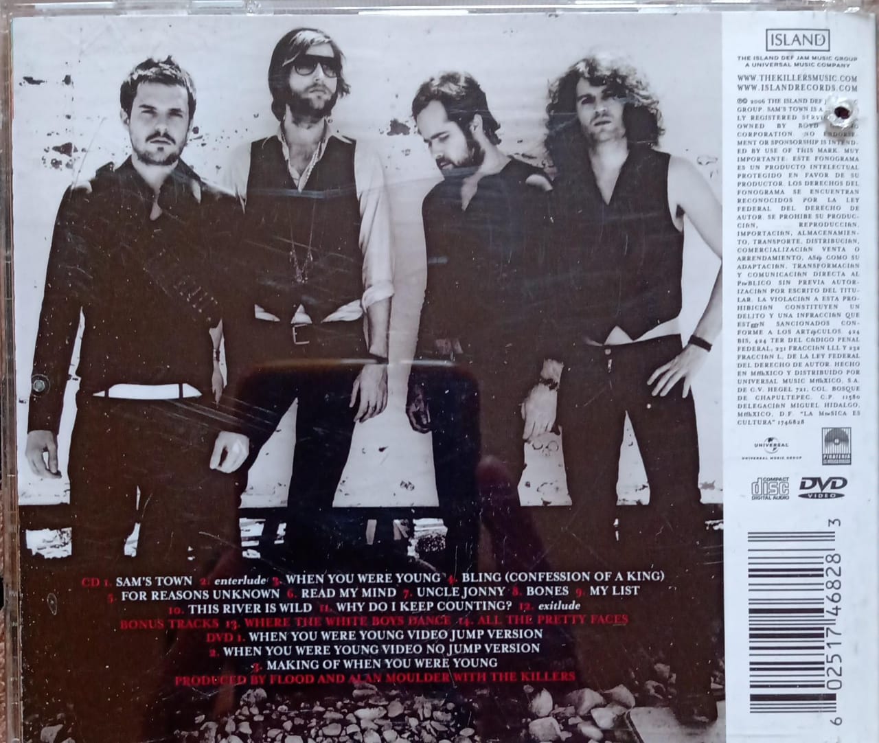 The Killers – Sam's Town (CD doble en excelente estado).