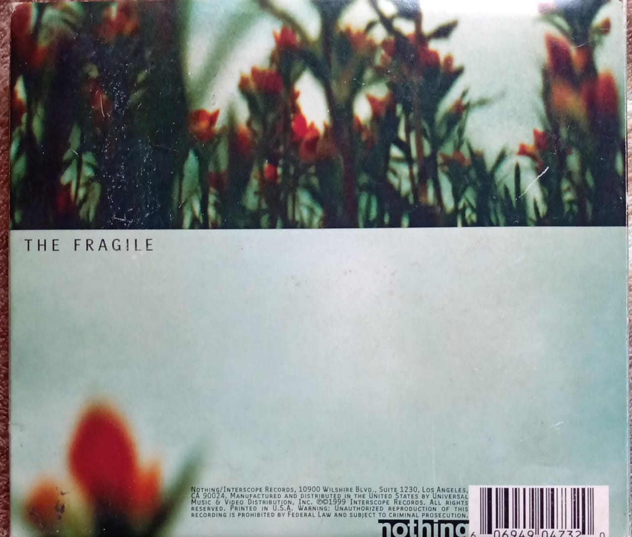 Nine Inch Nails – The Fragile (CD doble en buen estado).