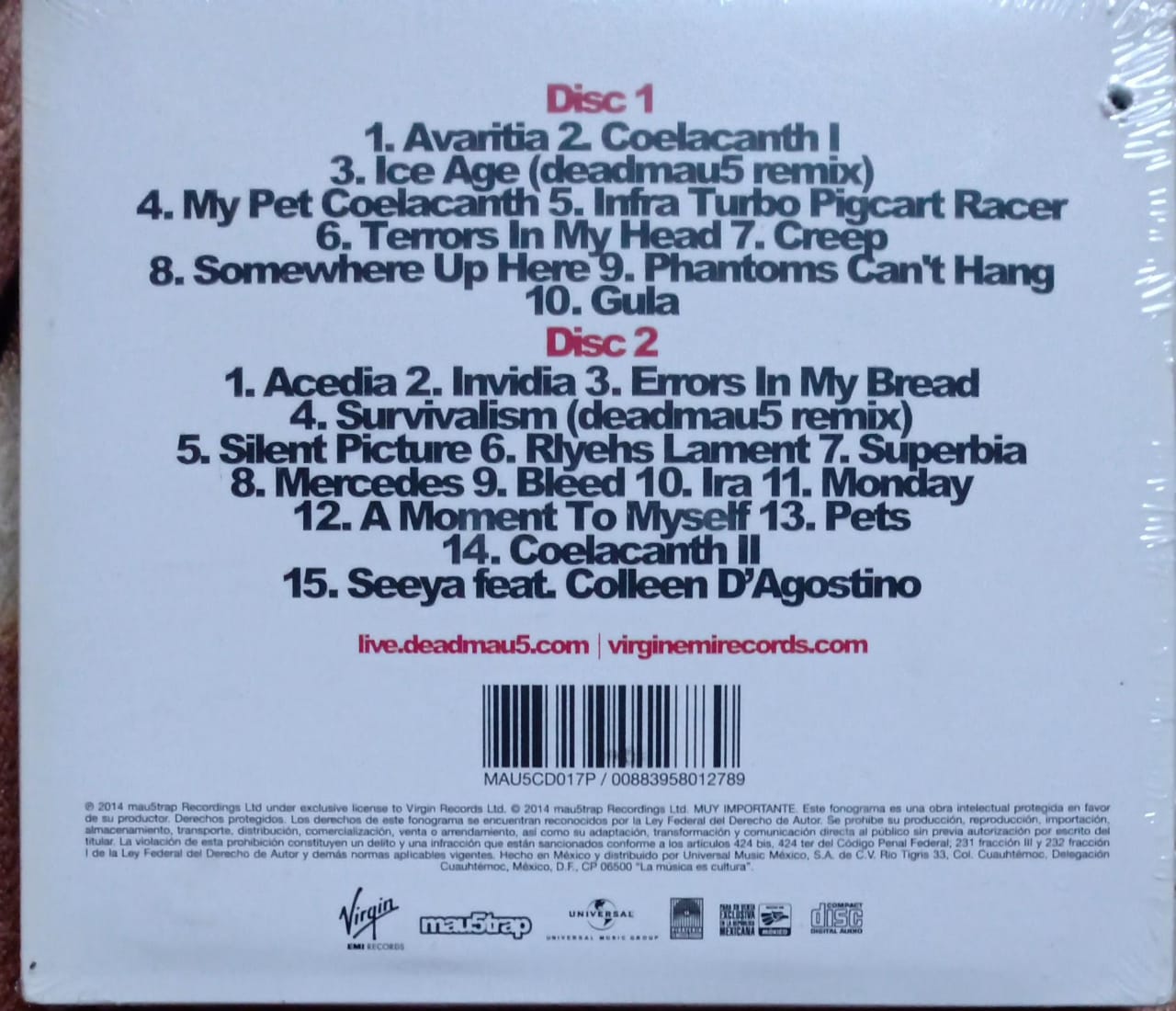 deadmau5 – while(1<2) (CD doble nuevo)