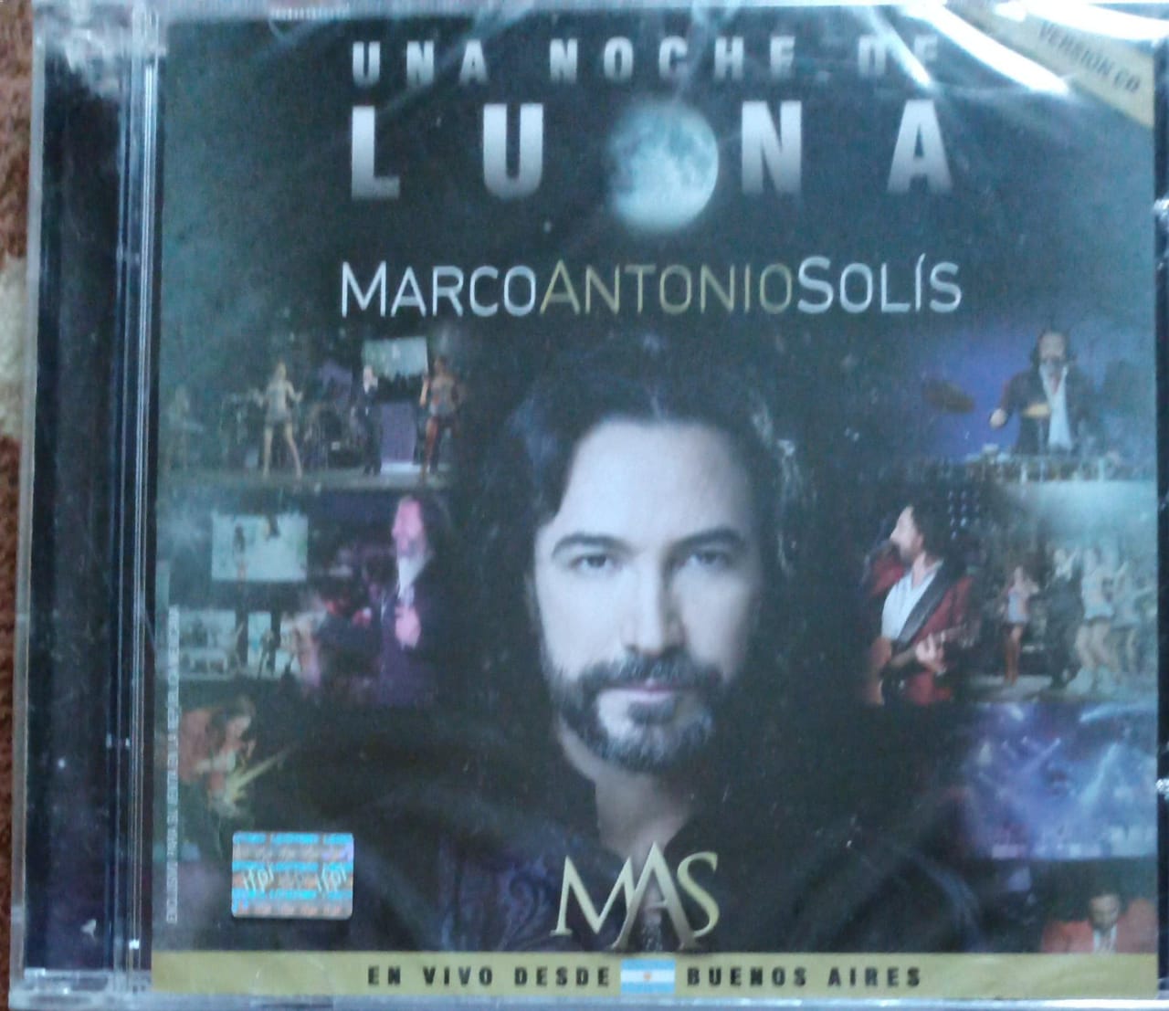 Marco Antonio Solís – Una Noche De Luna - En Vivo Desde Buenos Aires. Cd y DVD nuevo.