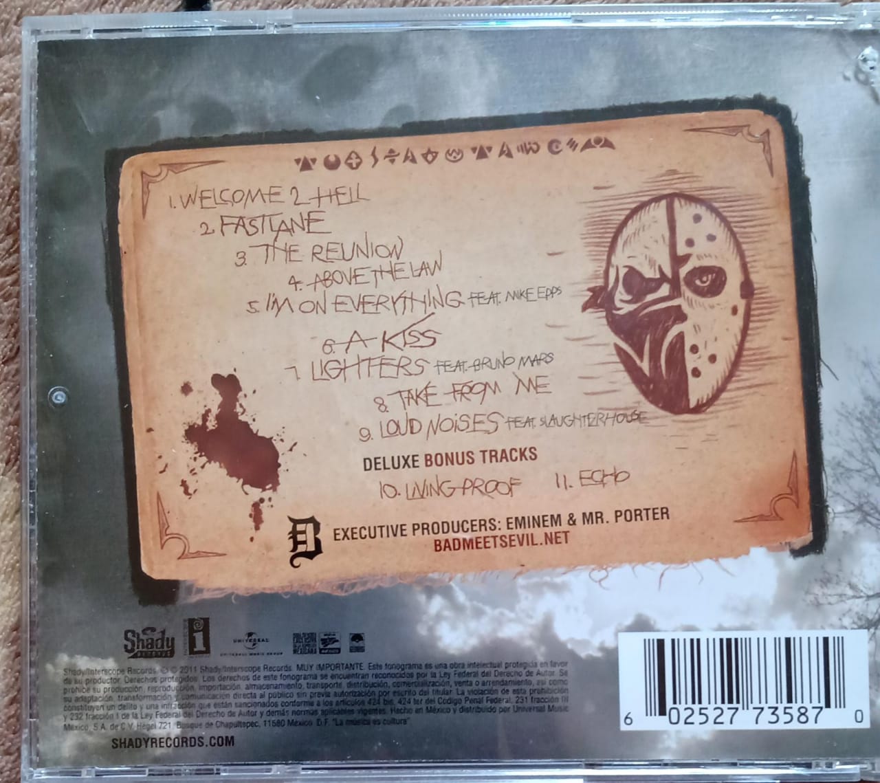 Bad Meets Evil – Hell: The Sequel (CD en excelente estado).