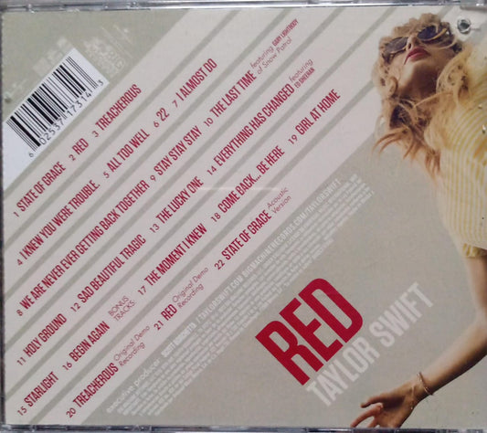 Taylor Swift – Red. Cd doble excelente estado.