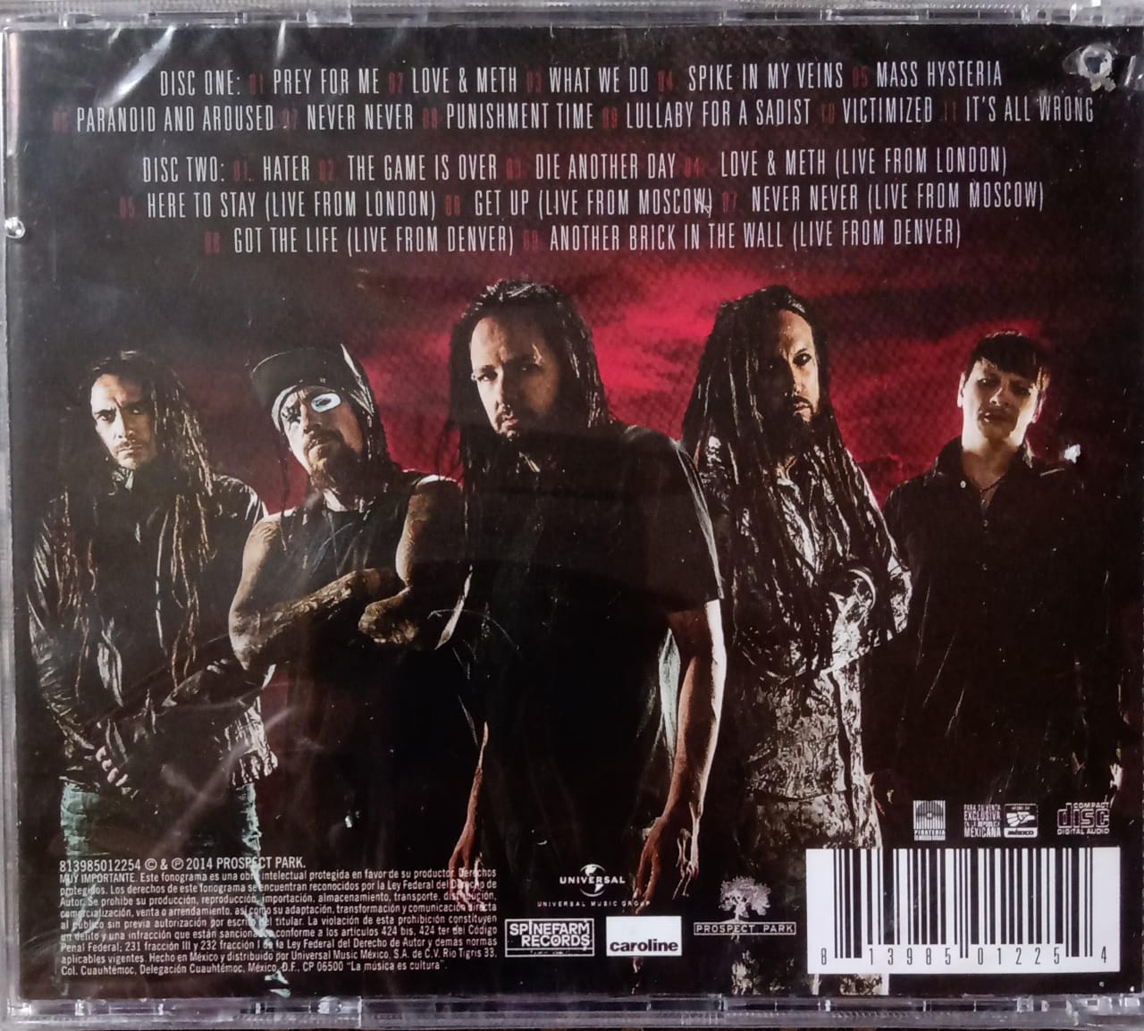 Korn – The Paradigm Shift: World Tour Edition 💿 CD doble nuevo.