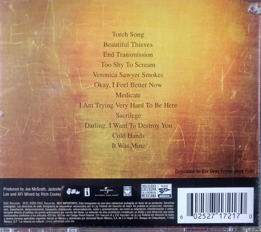 AFI – Crash Love (CD en excelente estado).