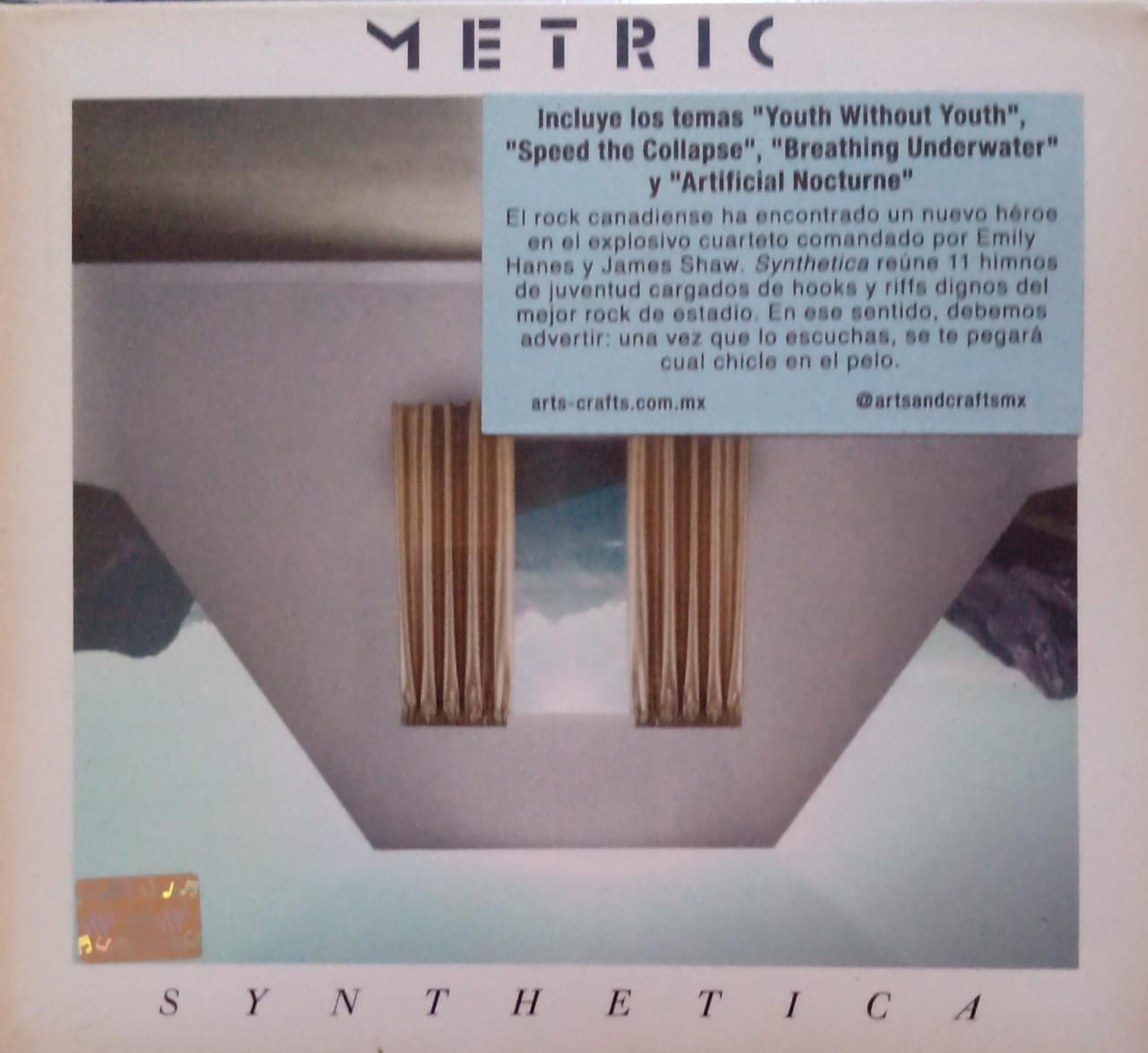 Metric – Synthetica (CD nuevo).