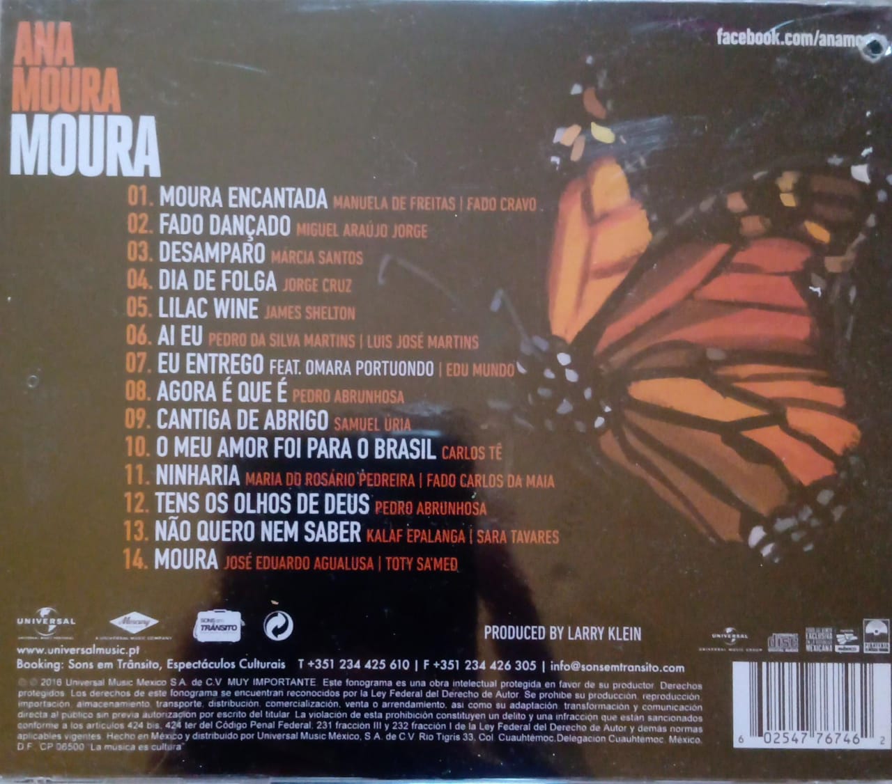 Ana Moura – Moura (CD nuevo).