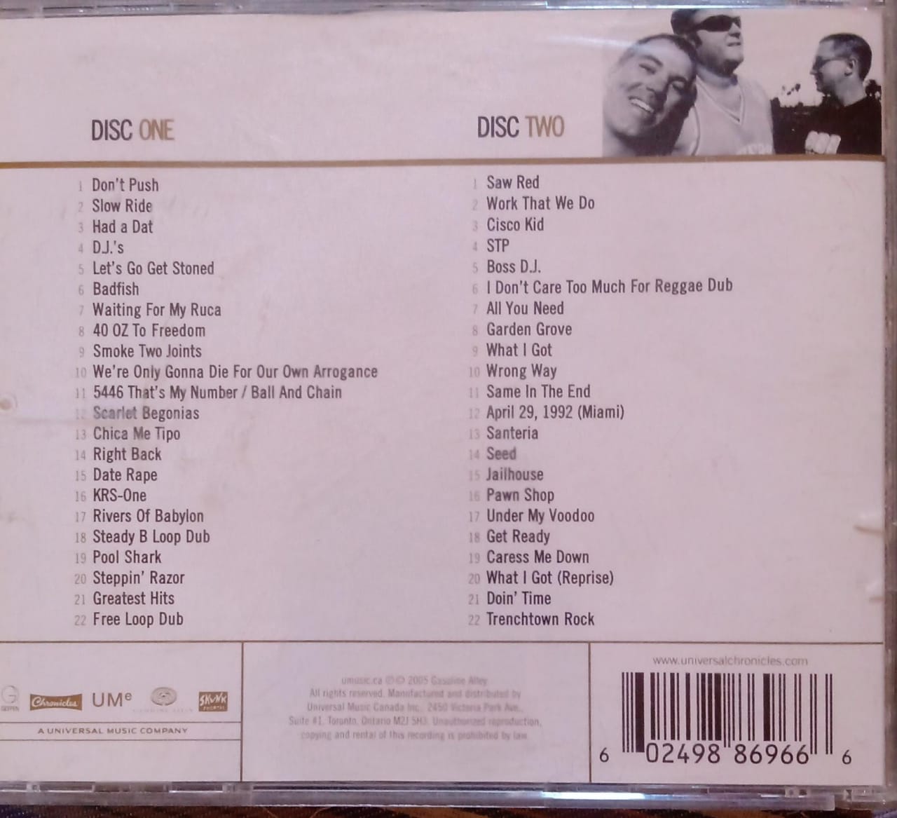 Sublime – Gold. CD doble excelente estado.