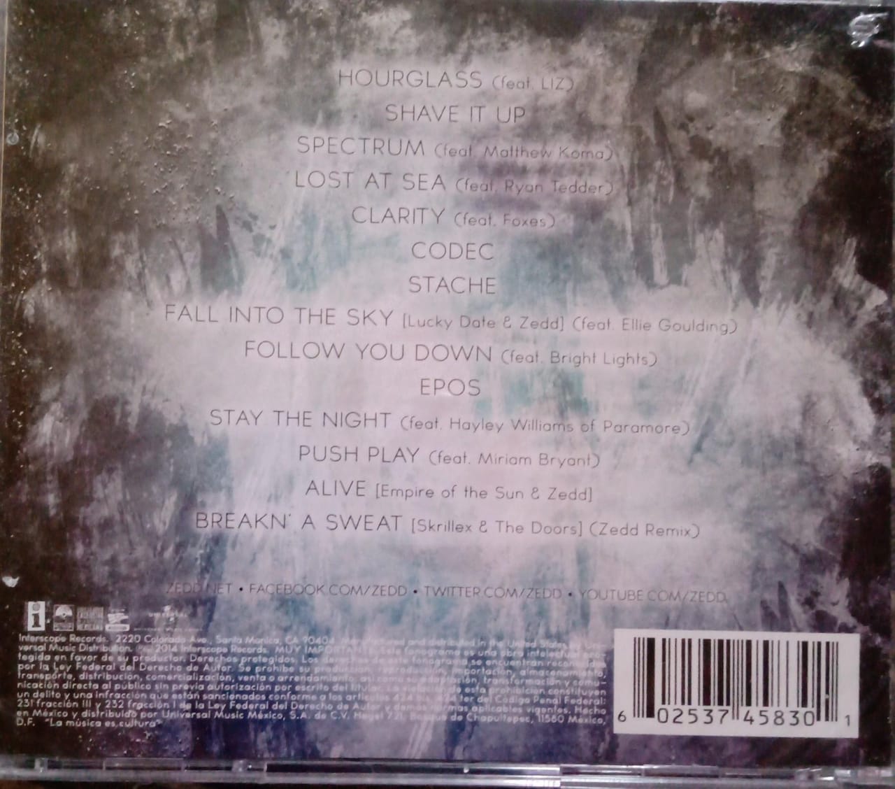 Zedd – Clarity (CD nuevo).