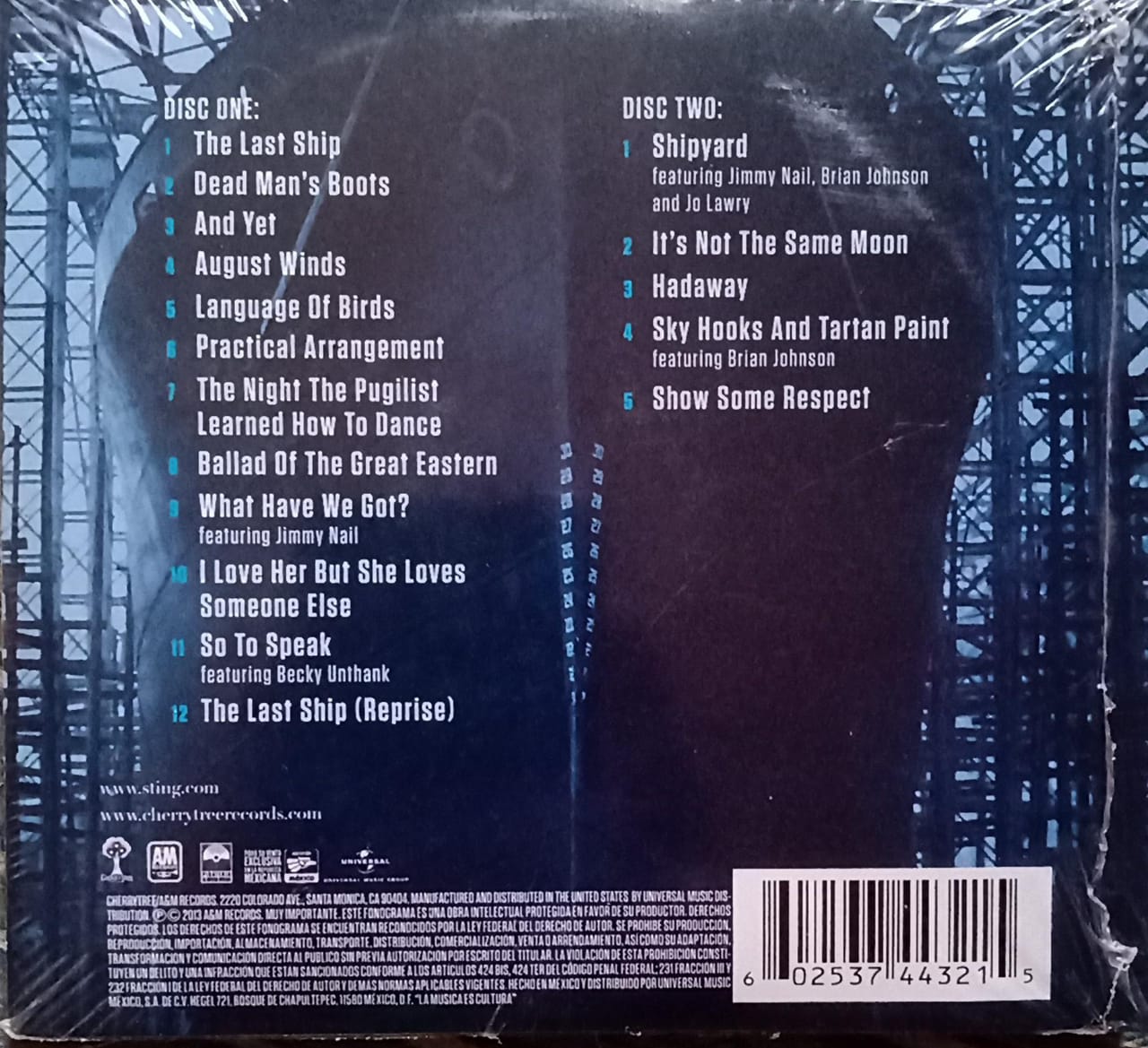 Sting – The Last Ship (CD doble nuevo).