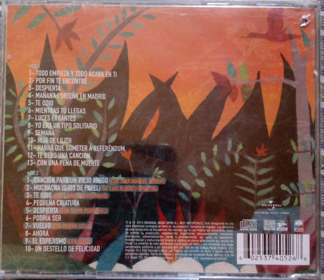 Ismael Serrano – Todo Empieza y Todo Acaba en Ti (CD doble nuevo).