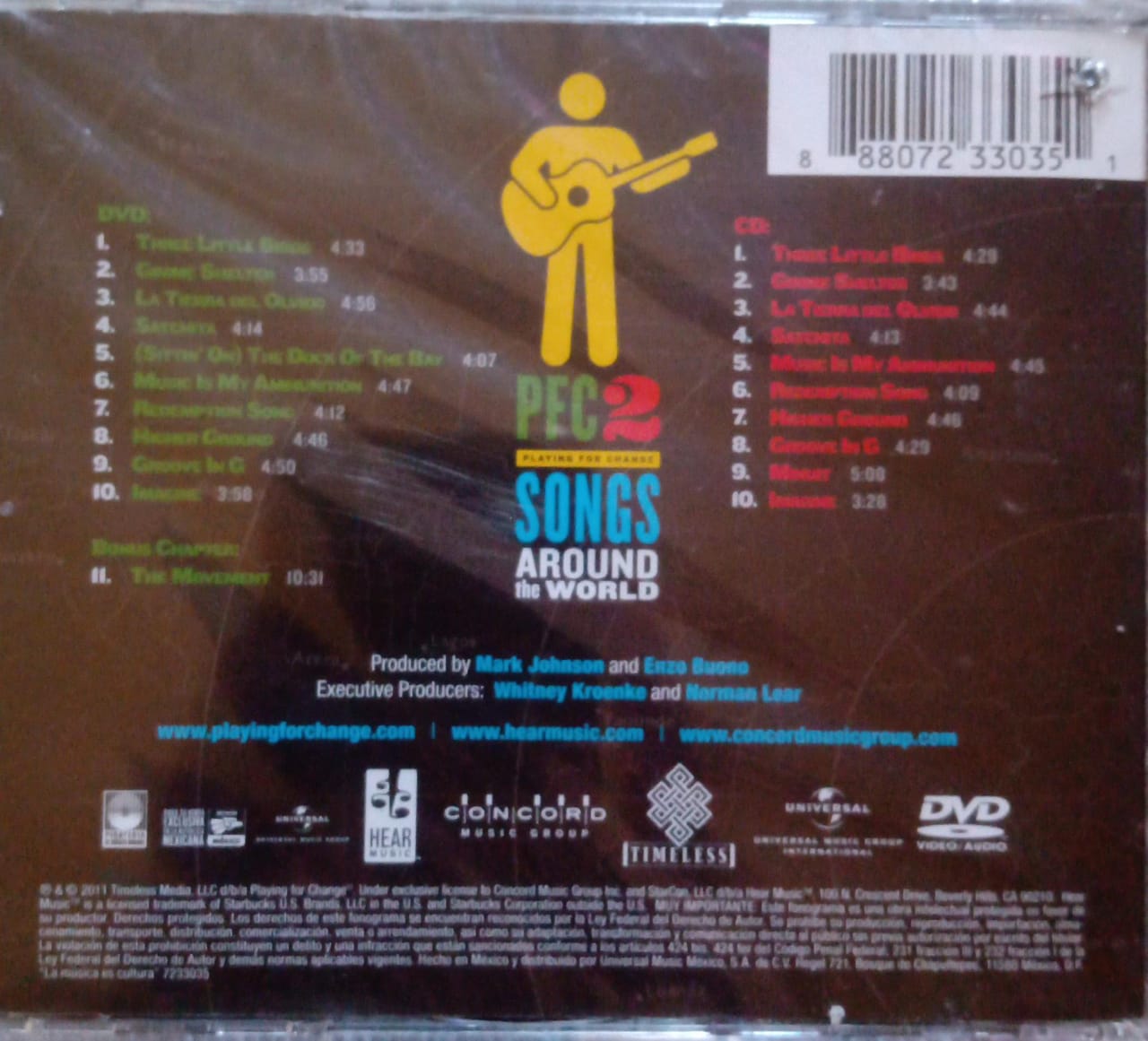 Playing For Change – PFC 2: Songs Around The World. Cd doble nuevo.