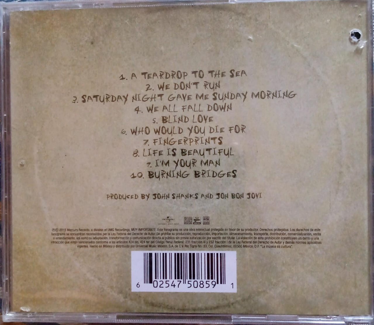 Bon Jovi – Burning Bridges (CD nuevo).