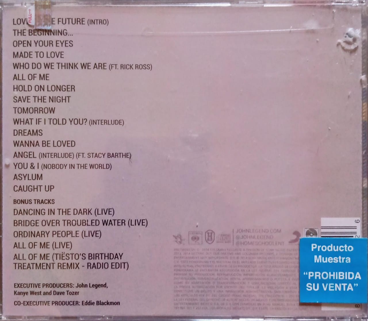 John Legend – Love in the Future (CD nuevo).