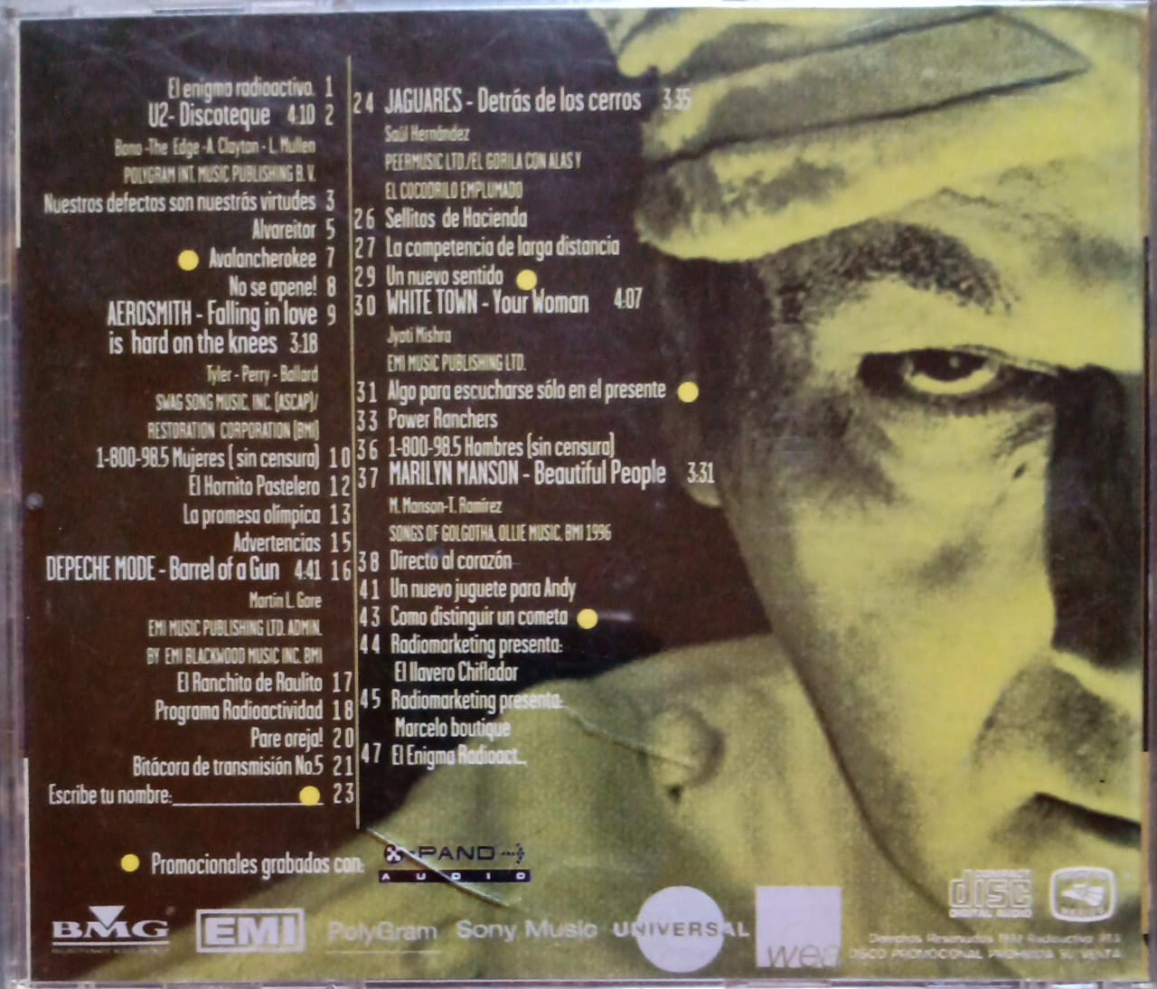 Varios – Radioactivo 98.5 El Enigma Radioactivo. Soundtrack Original del 5o Aniversario. Cd excelente estado.