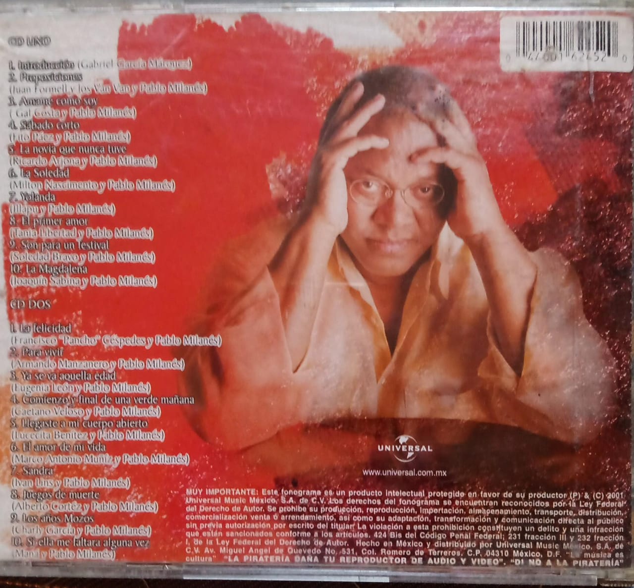 Pablo Milanés – Pablo Querido. CD doble buen estado.