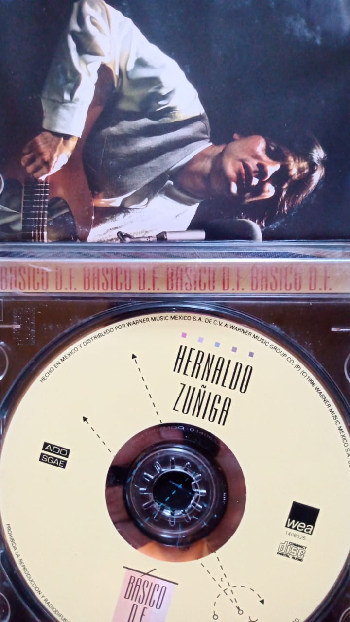 Hernaldo Zuñiga – (En Vivo) Básico D.F. Cd buen estado.