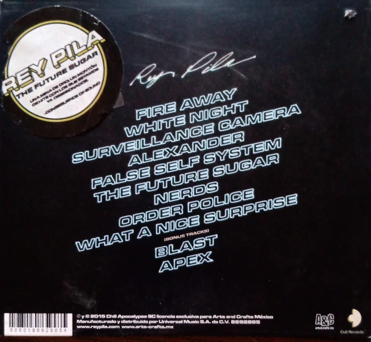 Rey Pila – The Future Sugar. Cd excelente estado.