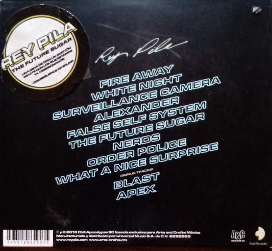 Rey Pila – The Future Sugar. Cd excelente estado.