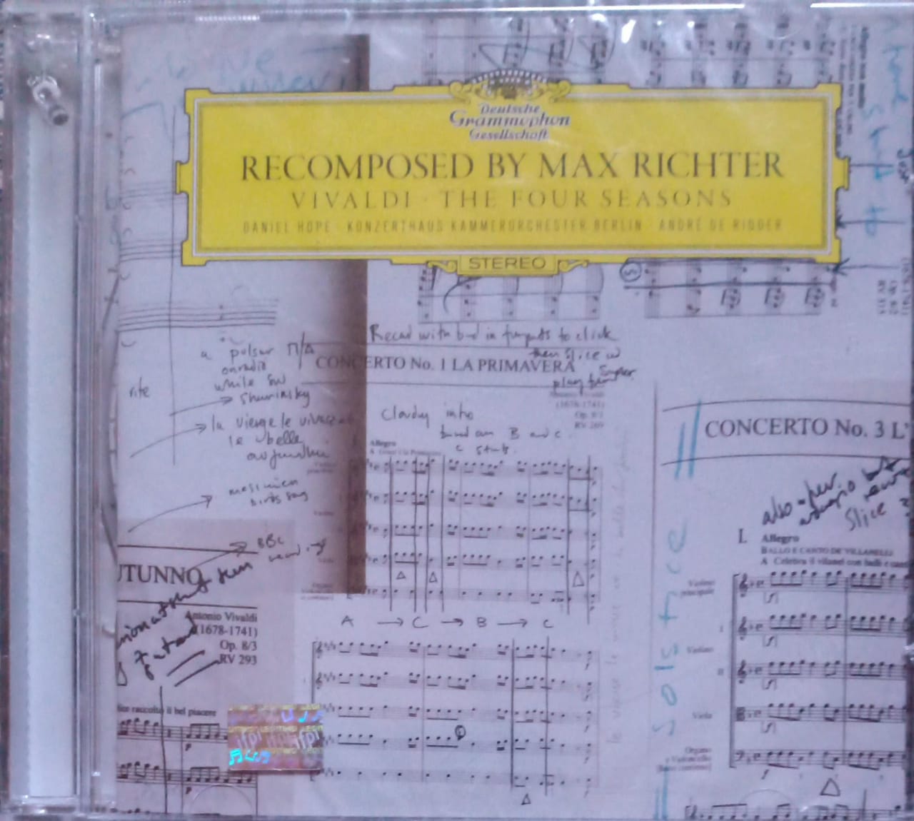 Max Richter, Vivaldi – Recomposed By Max Richter: Vivaldi - The Four Seasons. Cd nuevo.