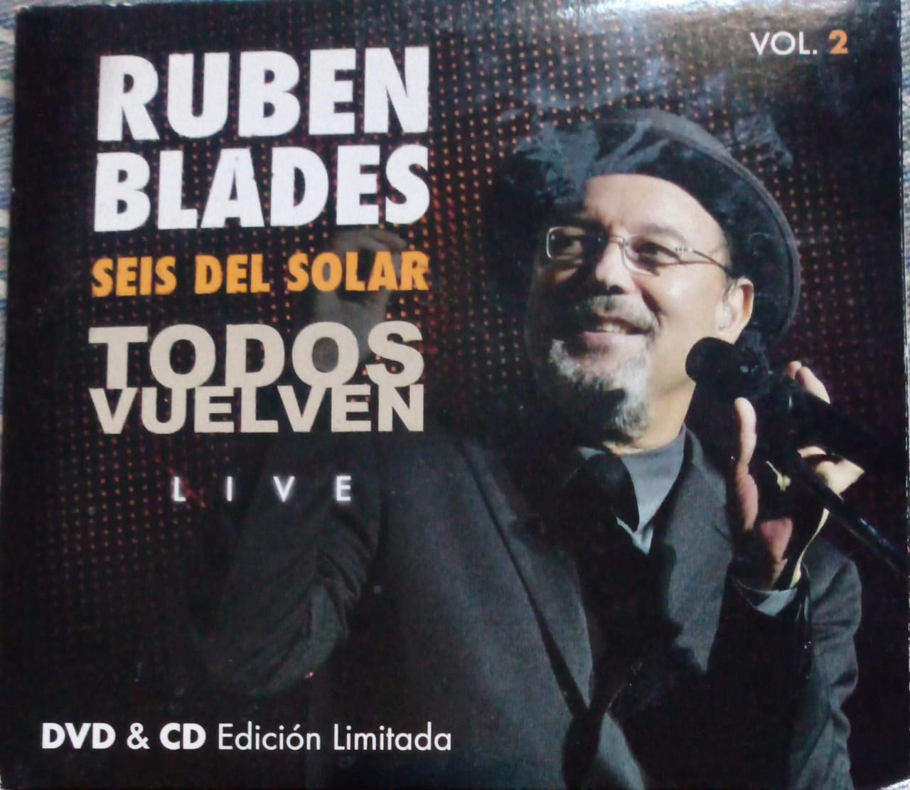 Ruben Blades, Seis Del Solar – Todos Vuelven Live • Vol. 2. Cd y DVD excelente estado.