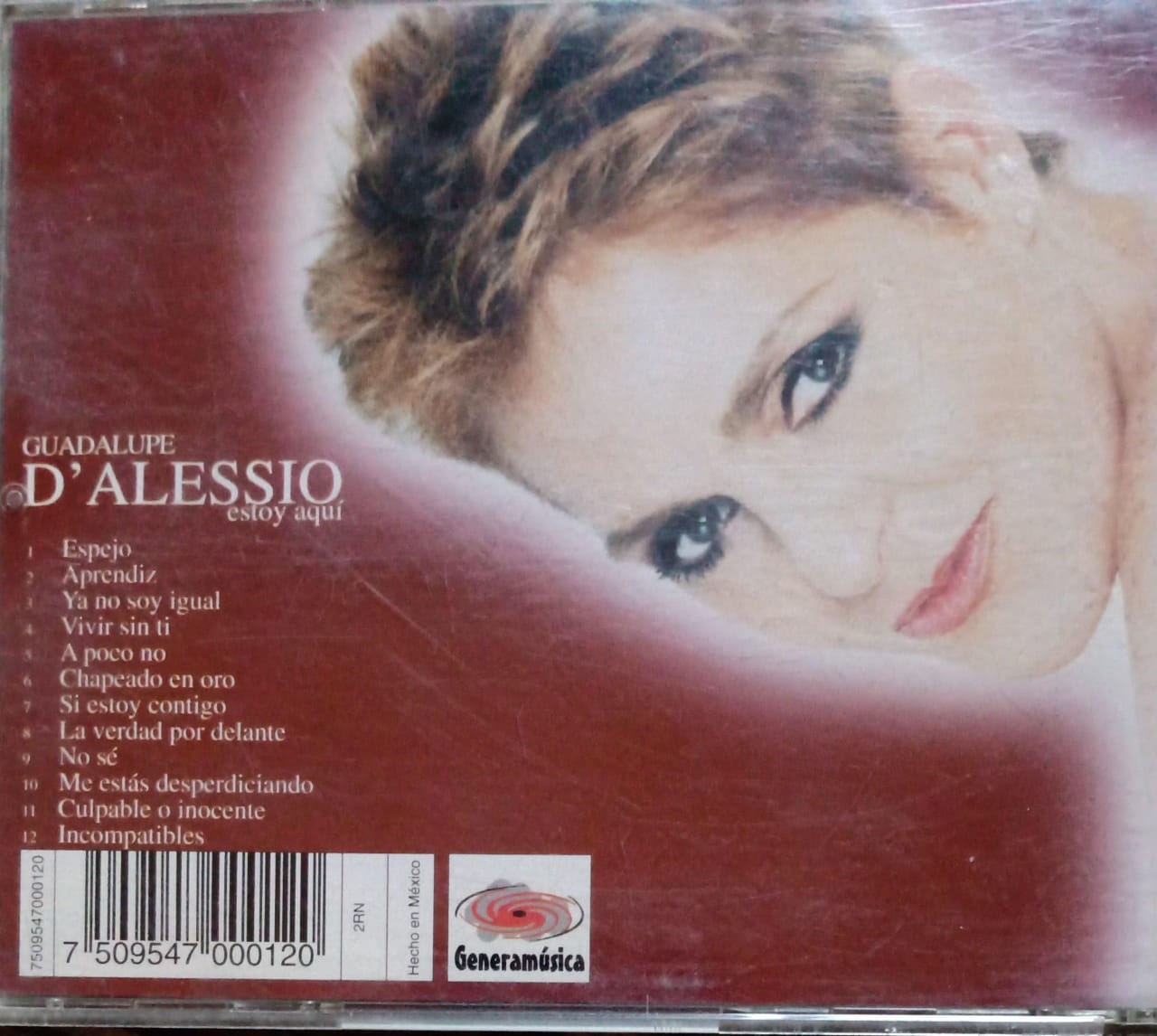 Guadalupe D'Alessio – Estoy Aquí. Cd.