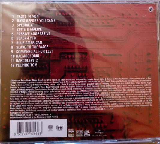 Placebo – Black Market Music (CD nuevo).