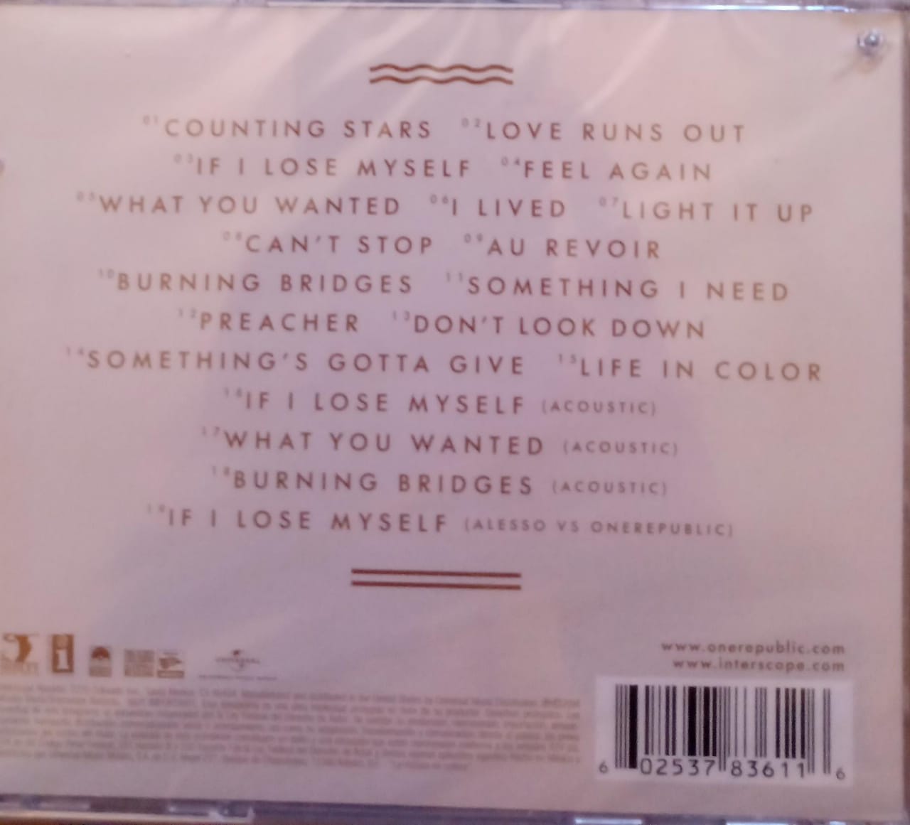 OneRepublic – Native (CD nuevo).