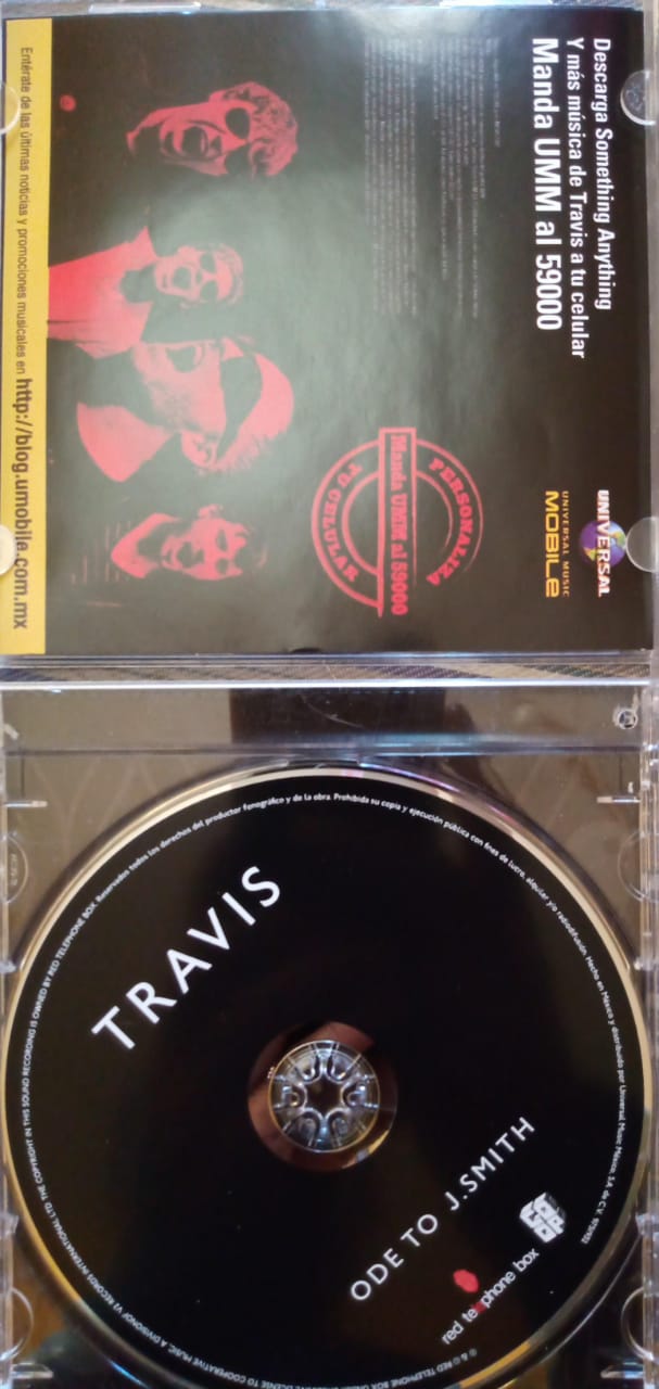Travis – Ode to J. Smith CD en excelente estado · AUTOGRAFIADO 🎸.