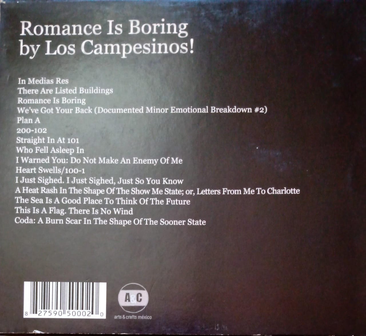 Los Campesinos! – Romance Is Boring (CD).