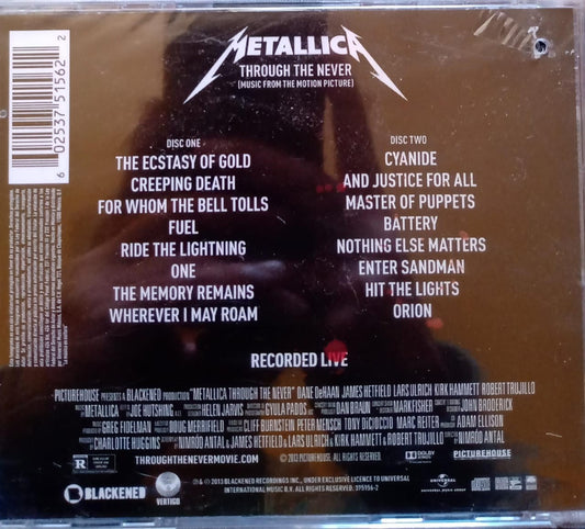 Metallica – Through the Never (CD doble nuevo).