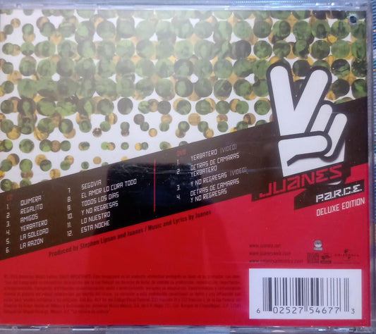 Juanes – P.A.R.C.E. Cd y DVD excelente estado.