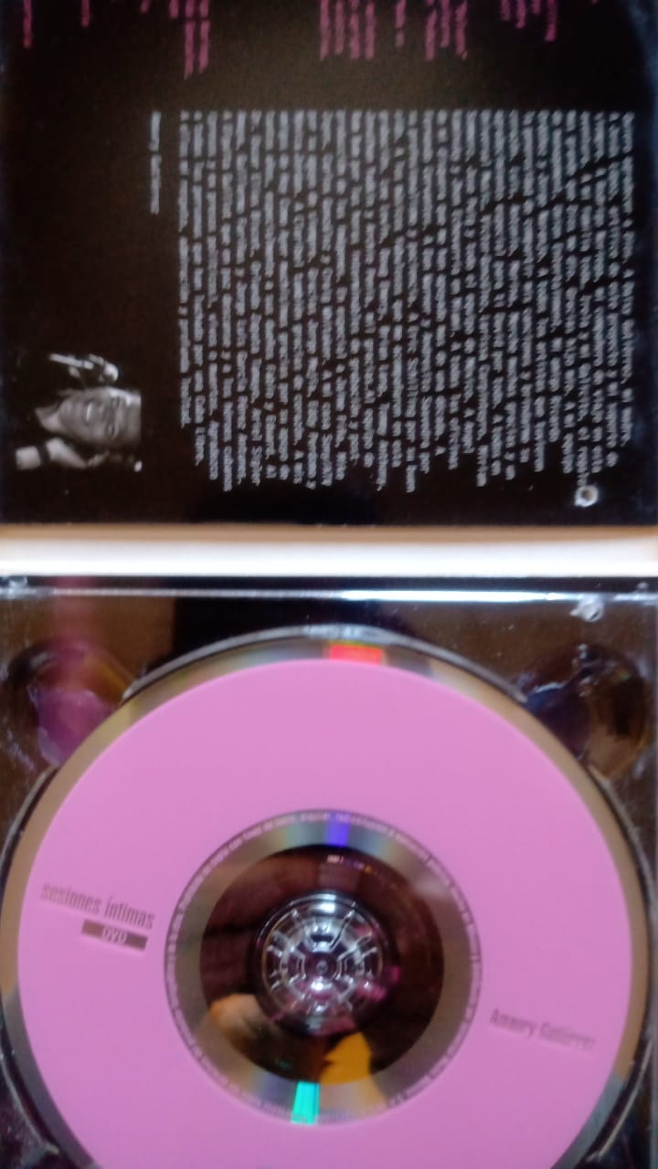 Amaury Gutiérrez – Sesiones Íntimas. Cd y DVD excelente estado.