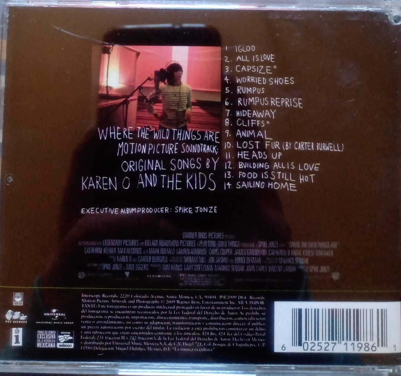 Karen O And The Kids – Where The Wild Things Are. OST Soundtrack. Cd.